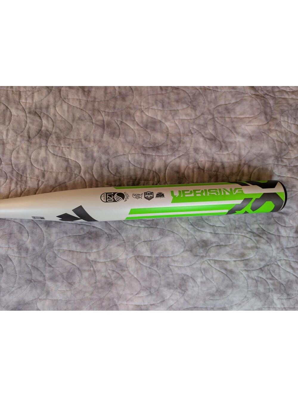 DeMarini Uprising Youth Baseball Bat 28 oz 34 in White Green Aluminum - Picture 3 of 7